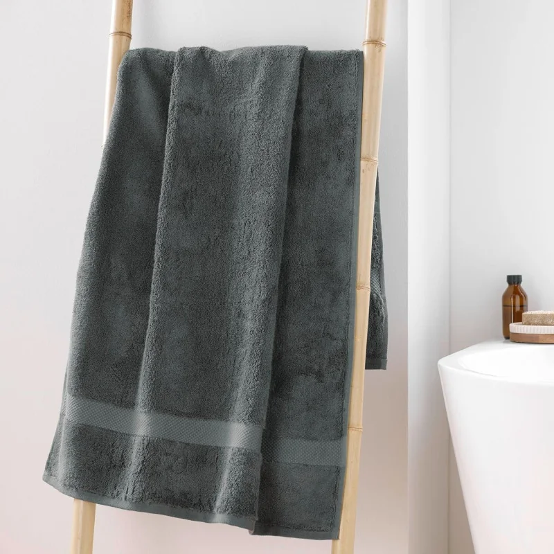 Drap de douche Élégance 70x130cm Anthracite - 1802044