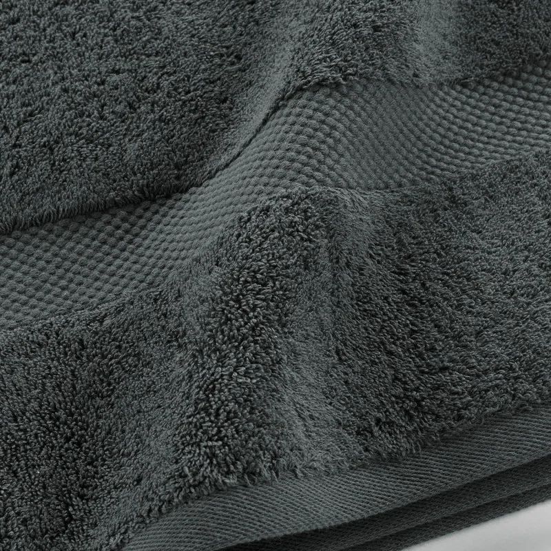 Drap de bain Élégance 90x150cm Anthracite - 1802049