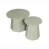 Set de 2 tables salon Perth 60/40cm