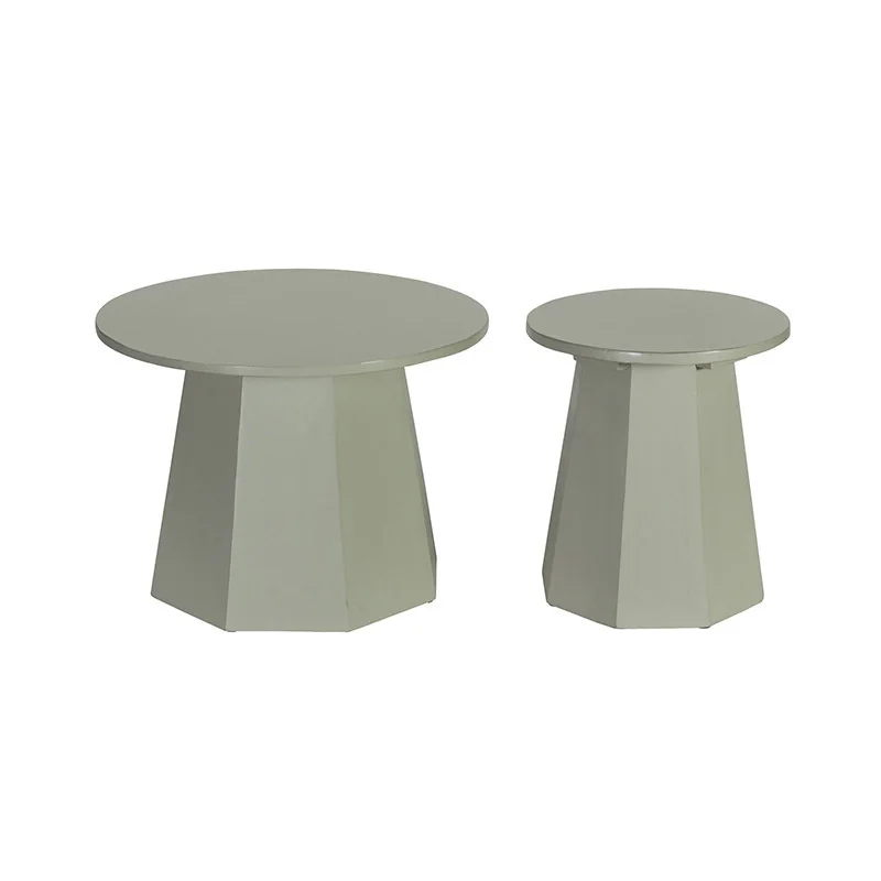 Set de 2 tables salon Perth 60/40cm