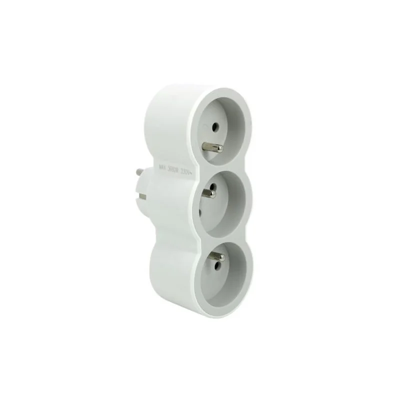 Multiprises frontal 3 prises 16A 3680W gris - LEGRAND - 5629077