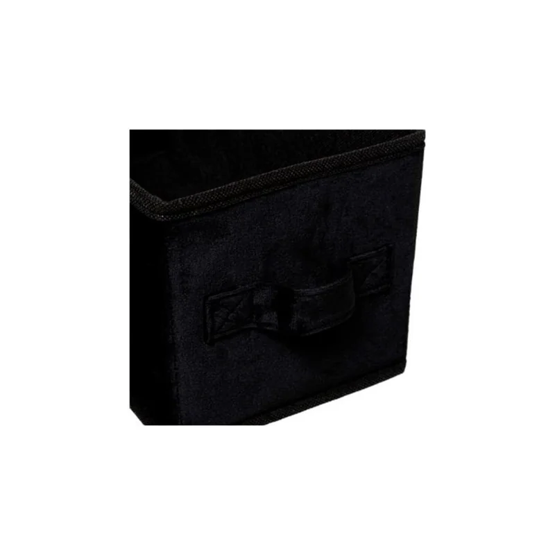 Boîte de rangement en velours 15x31x15cm Noir - 5FIVE SIMPLY SMART - 173699E