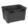 Boîte de rangement en plastique 160L Noir - 55FIVE SIMPLY SMART - 193487