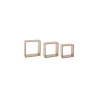 Lot de 3 Étagères murale Cube 30cm Chêne Naturel - 5FIVE SIMPLY SMART - 138957C