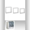 Lot de 3 Étagères murale Cube 30cm Blanc - 5FIVE SIMPLY SMART - 138957B