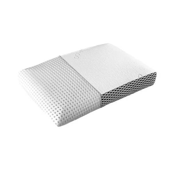 Lot de 2 oreillers bambou ventilés 60x40x14cm