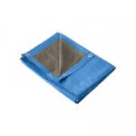 Bâche bleu 70gr/m² avec œillets 3MX2M