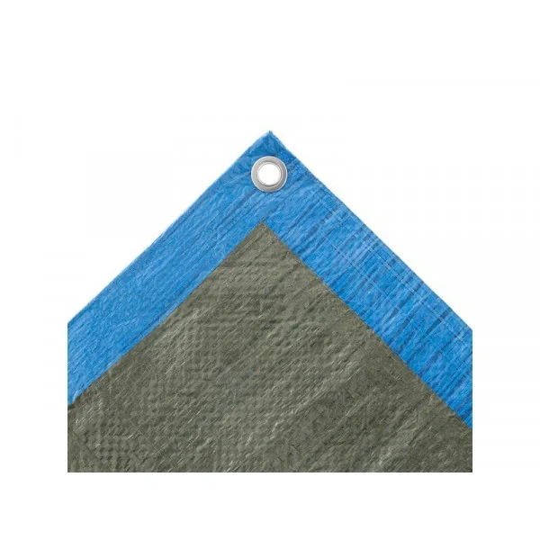 Bâche bleu 70gr/m² avec œillets 3MX2M