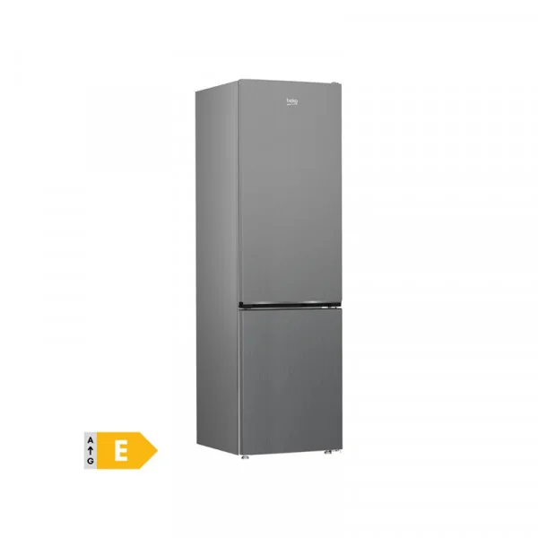 Réfrigérateur combiné No Frost 355L Gris/Inox - BEKO - B1RCNE404XB