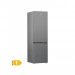 Réfrigérateur combiné No Frost 355L Gris/Inox - BEKO - B1RCNE404XB