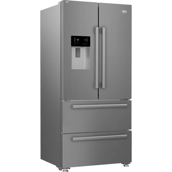 Réfrigérateur multiportes No Frost 539L Inox - BEKO - GNE60542DXPN