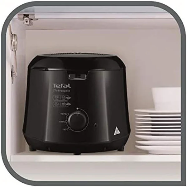 Friteuse électrique compacte Principio 1.2L Noir - TEFAL - FF230831