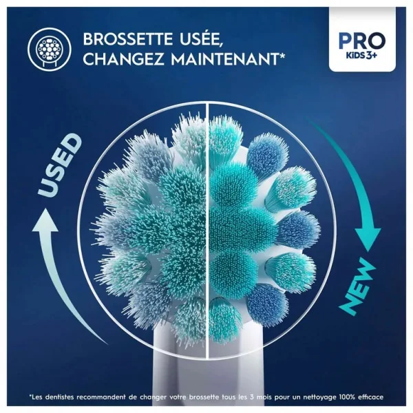 Brosse à dents électrique Pro Kids 3+ Disney Frozen Bleu - ORAL-B - :100220946