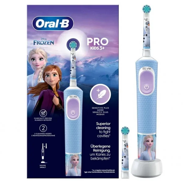 Brosse à dents électrique Pro Kids 3+ Disney Frozen Bleu - ORAL-B - :100220946