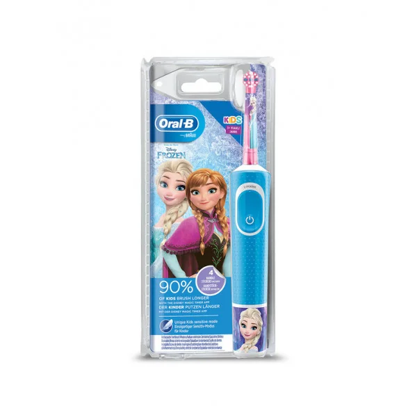 Brosse à dents électrique Kids 3+ Disney Frozen Bleu - ORAL-B - KIDBADRNEIGE