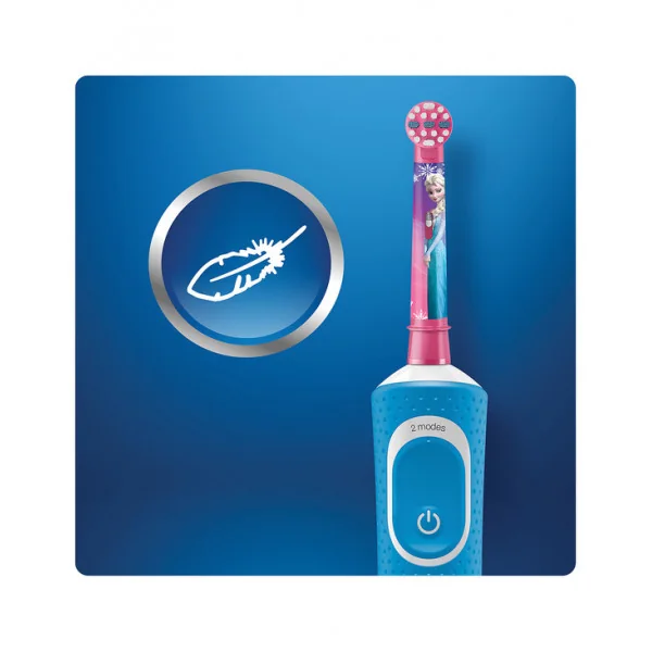 Brosse à dents électrique Kids 3+ Disney Frozen Bleu - ORAL-B - KIDBADRNEIGE