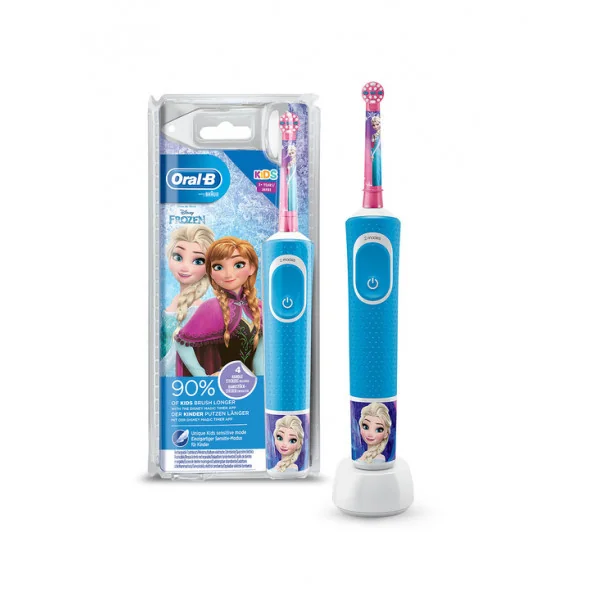 Brosse à dents électrique Kids 3+ Disney Frozen Bleu - ORAL-B - KIDBADRNEIGE