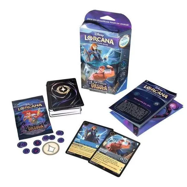 Cartes à collectionner Disney Lorcana TCG Deck de démarrage - RAVENSBURGER - :100249347