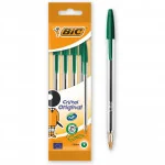 Stylo à bille Cristal pointe moyenne Vert - BIC - R55140