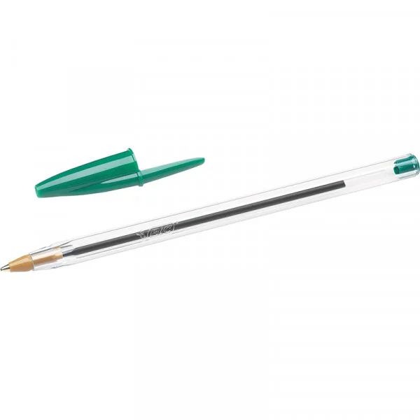 Stylo à bille Cristal pointe moyenne Vert - BIC - R55140