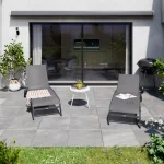 BAIN DE SOLEIL LYRA ALUMINIUM GRIS