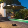 Parasol LED 3 m Lorca Ardoise