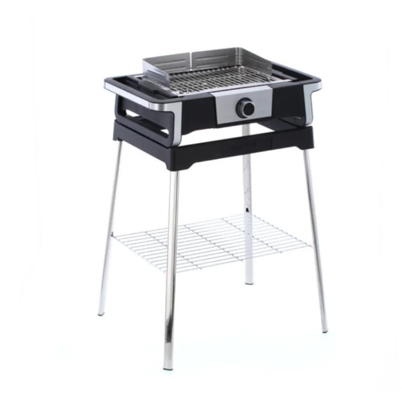 Barbecue électrique sur pied Senoa DigitalBoost S 3000W Noir/Inox - SEVERIN - PG8118