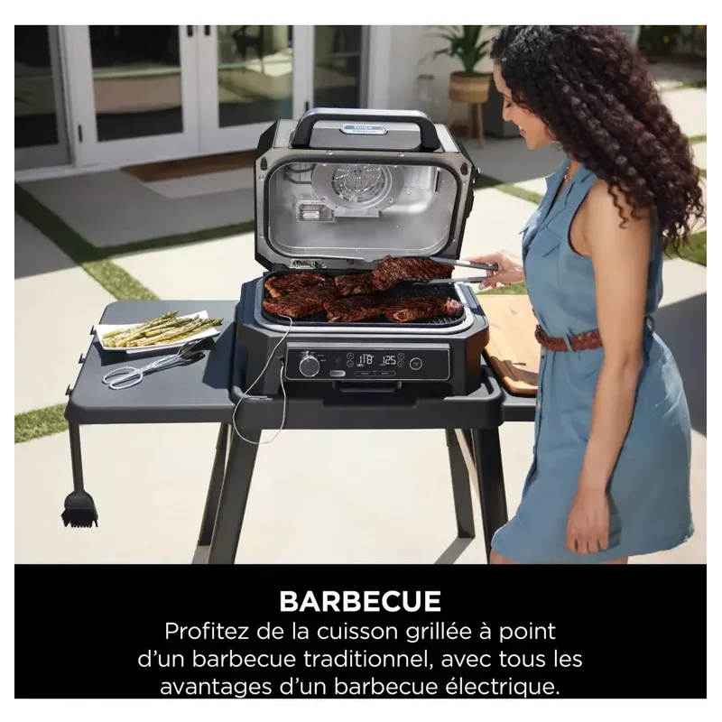 BARBECUE ÉLECTRIQUE WOODFIRE PRO XL AVEC THERMOSONDE