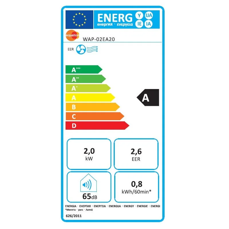 Climatiseur mobile Basic 3 2000W EQUATION