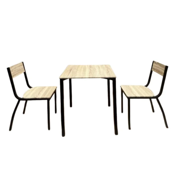 Ensemble table + 2 chaises Athènes Sonoma Oak