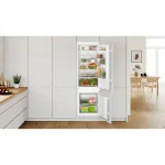 Réfrigérateur combiné encastrable Eco Airflow 270L Blanc - BOSCH - KIV87NSE0