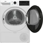 Sèche-linge hublot pompe à chaleur 12Kg Blanc - BEKO - B5T6122309W