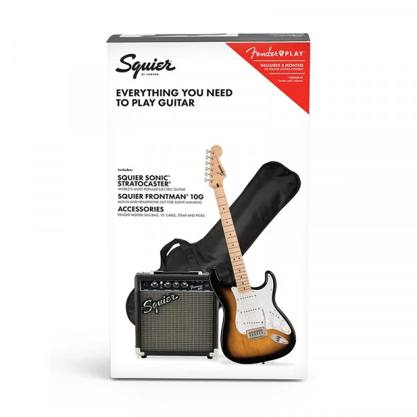 Pack guitare électrique Stratocaster - SQUIER - 0371720603