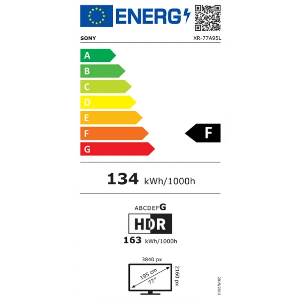 TV OLED UHD XR77A95LPAEP - SONY - 77"(195 cm) 4K Smart TV