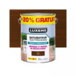 Saturateur pour bois extérieur LUXENS teck mat 5L+20% gratuit