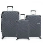 Valise grise Trolley 55 cm