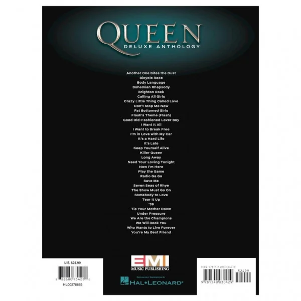 Queen Deluxe Anthology - HAL LEONARD - HL00278683