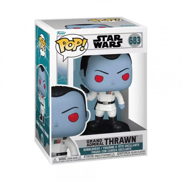 Figurine pop! Star Wars Grand Admiral Thrawn 9.5cm - FUNKO - 71740023979