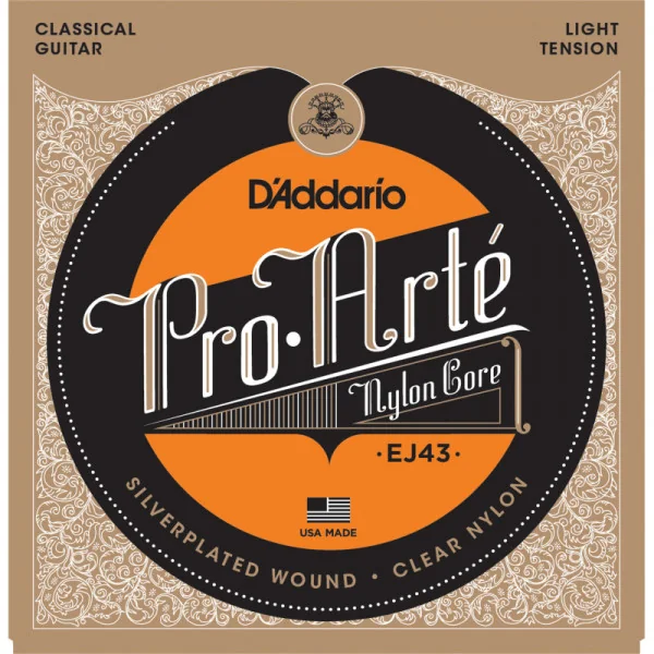 Cordes pour guitare classique Light tension - D'ADDARIO - EJ43