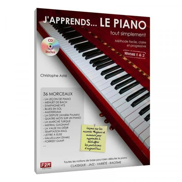 J'apprends le piano tout simplement Vol1 - F2M - F2M01