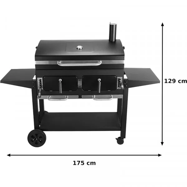 Barbecue charbon de bois king size - NATERIAL - :100198043