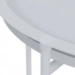 Table d'appoint Mobis D45cm Blanc - NATERIAL - :100157933