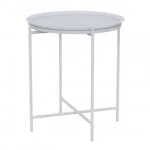 Table d'appoint Mobis D45cm Blanc - NATERIAL - :100157933