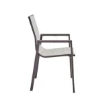 Chaise avec accoudoirs Orion Gama II Gris - NATERIAL - :100157958