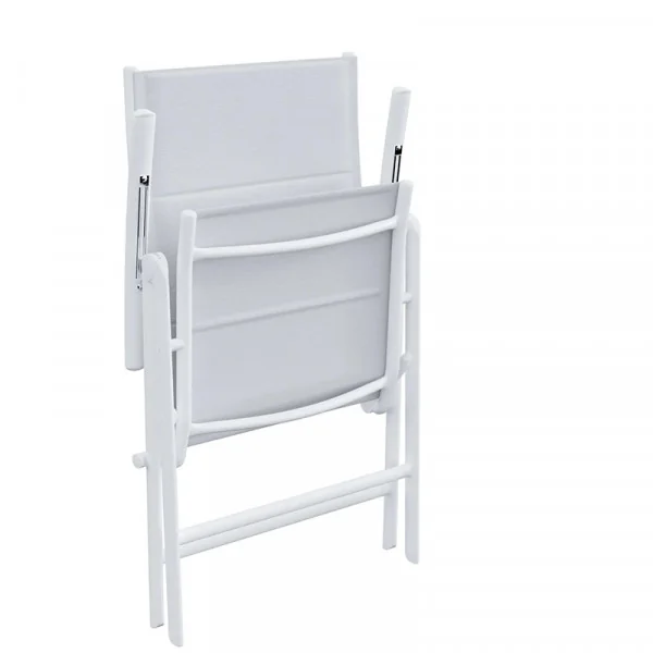 Chaise avec accoudoirs Orion Gama II Blanc - NATERIAL - :100157959