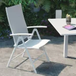 Chaise avec accoudoirs Orion Gama II Blanc - NATERIAL - :100157959