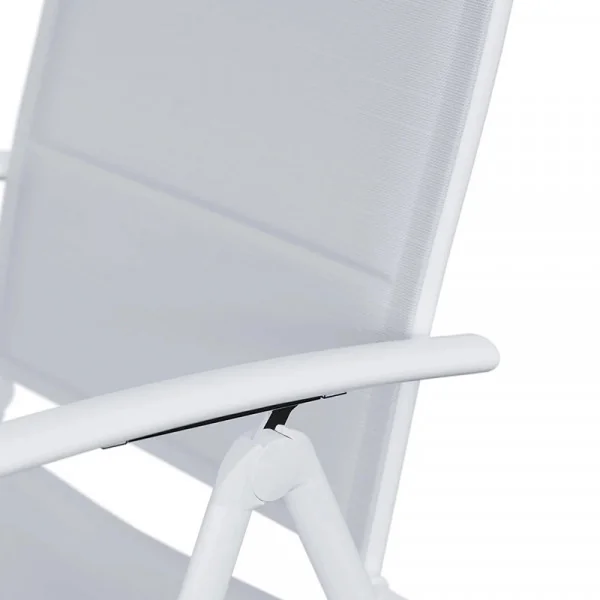 Chaise avec accoudoirs Orion Gama II Blanc - NATERIAL - :100157959