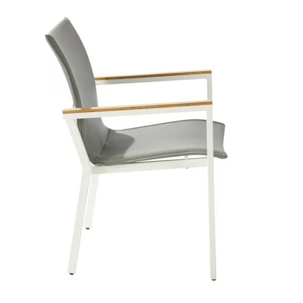 Fauteuil en aluminium Lagos Noir - SALMAR - :100158033