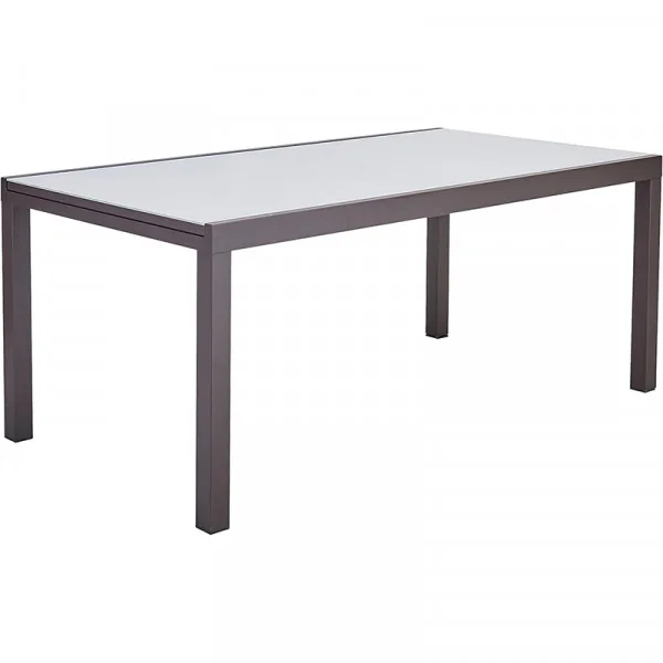 Table de jardin extensible Lyra pour 8 à 10 personnes Marron - NATERIAL - :100158066