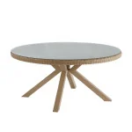 Table de jardin en aluminium Medena 8 places Gris - NATERIAL - :100158103